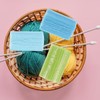 IWOWHERO 12pcs Acrylic Fiber Knitting Yarn Set DIY Rug Yarn
