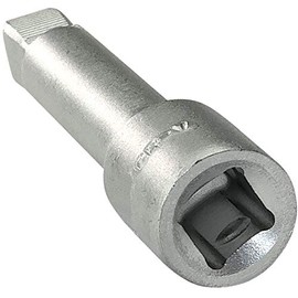 AERZETIX - C45109 - extender/extender/bit - 1/4x50mm - for manual/pneumatic ratchet wrench - ball shape male side - 4-point screwdriver socket adapter - CR-V steel