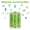 JINTION Ni-MH AA Rechargeable Batteries, Double A 1.2V 800mAh Battery