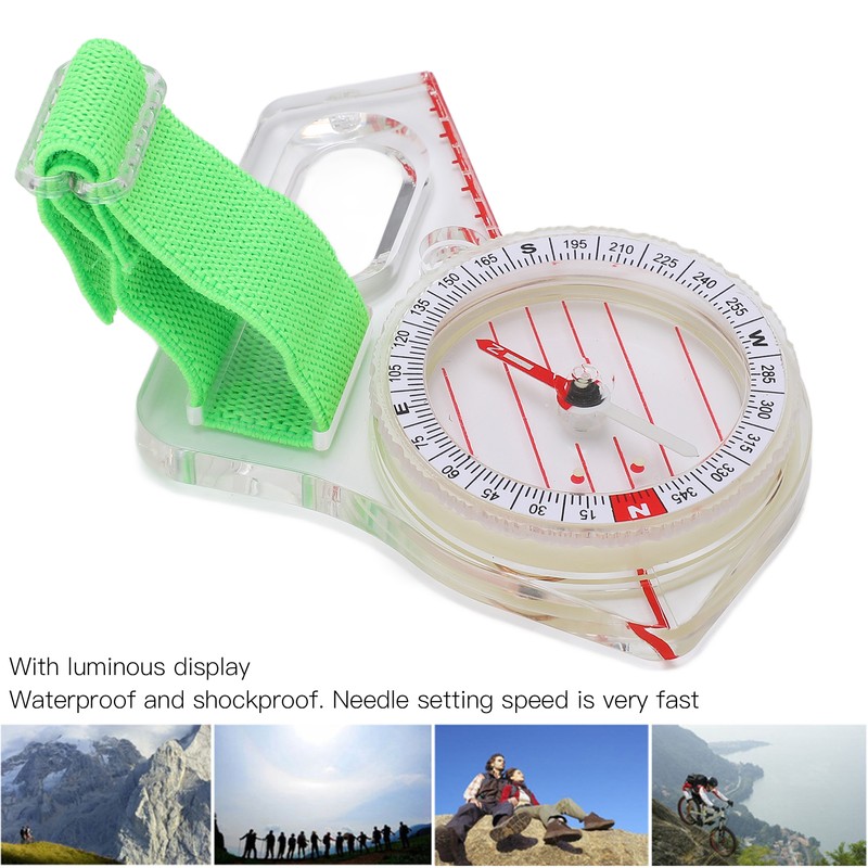 Thumb Orienteering Compass Outdoor Fast Neddle Setting Compass for Navigation