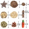 Juguetes para Masticar hámster, 24 Piezas
