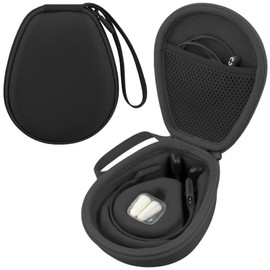 co2CREA Hard Case for SHOKZ New OpenRun Pro 2/1/Mini, OpenRun Standard/Mini, OpenMove, OpenSwim Pro, OpenSwim, Compatible with All SHOKZ Open-Ear Bone Conduction Sport Headphones, Black Case