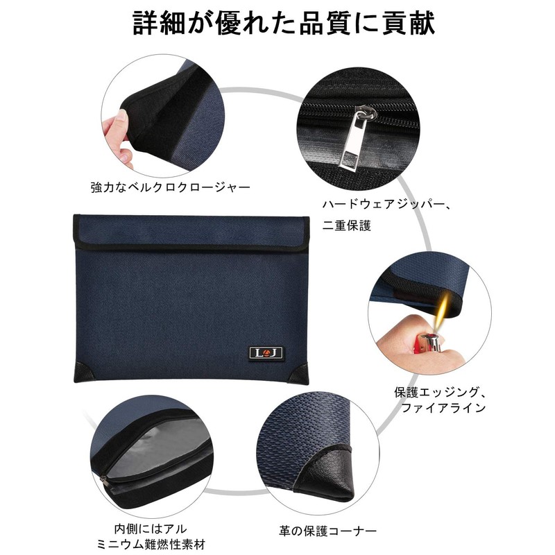 Fireproof Safe, Document Storage Case, Fireproof, Explosion-Proof, Waterproof, Disaster Prevention