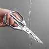 Heavy-Duty Stainless Steel Kitchen Scissors - Multi-Functional Chicken Bone Cutting