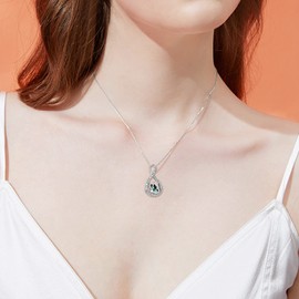 Infinity Butterfly Urn Necklaces for Ashes 925 Sterling Silver Cremation Butterfly Jewelry for Women Heart Urn You are Always in My Heart