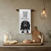 EKGJW Funny Dachshund Watching You Kitchen Hand Towel - Humorous