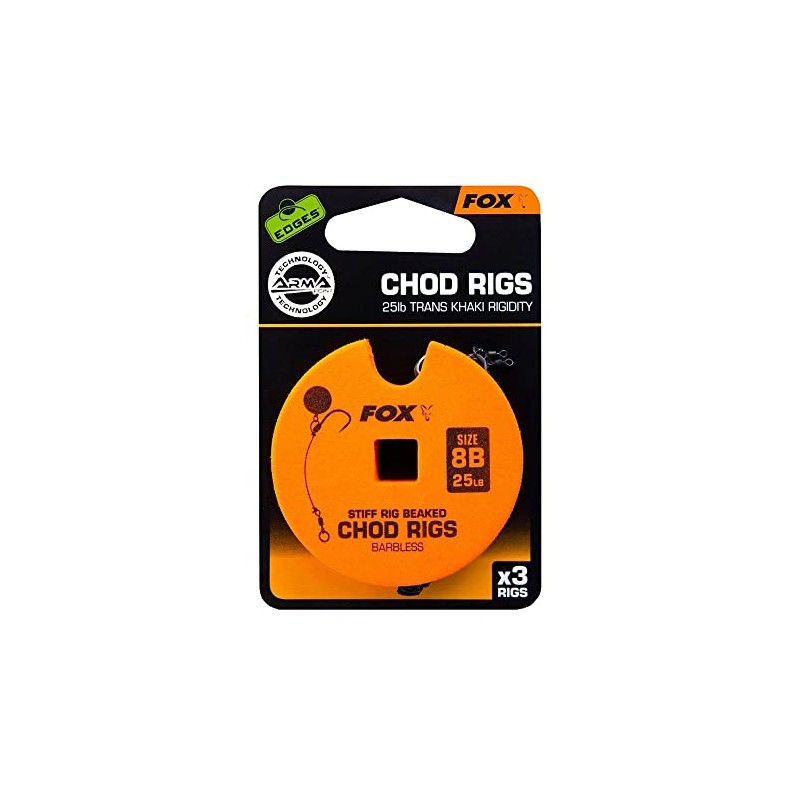 Fox edges micro barbed chod rigs for fishing, Stiff Chod