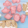 8 Pieces Cute Astronaut Cookie Cutters For Baking Alien Cookie