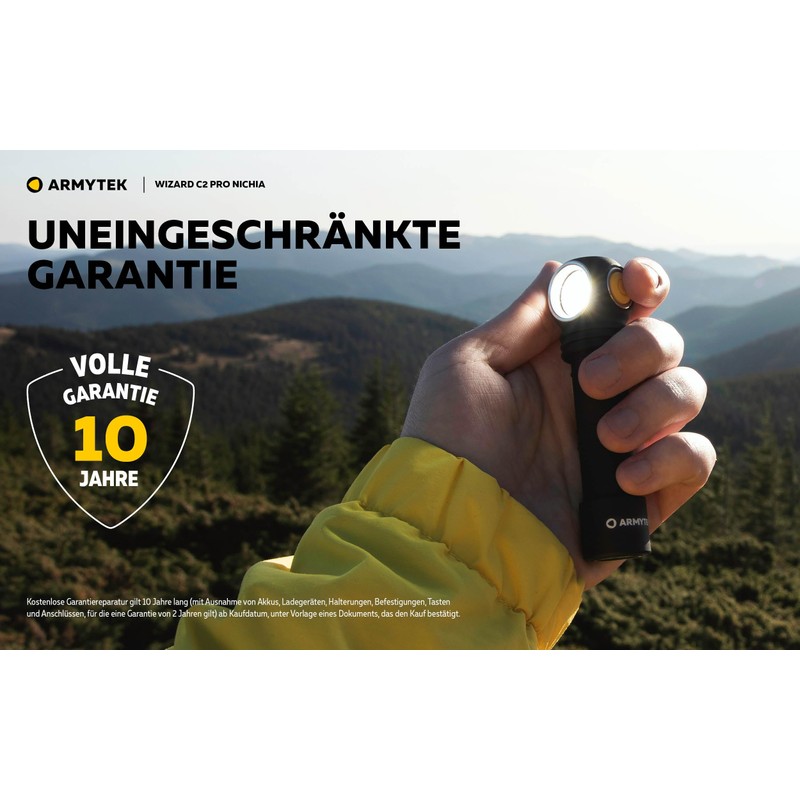 Armytek Wizard C2 Pro Nichia LED Warm White Headlamp Magnetic
