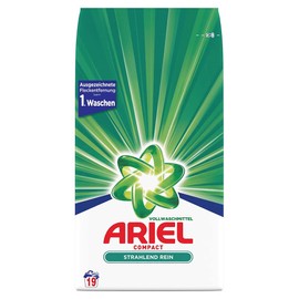 Ariel Compact Heavy Duty Powder Detergent- 19 WL