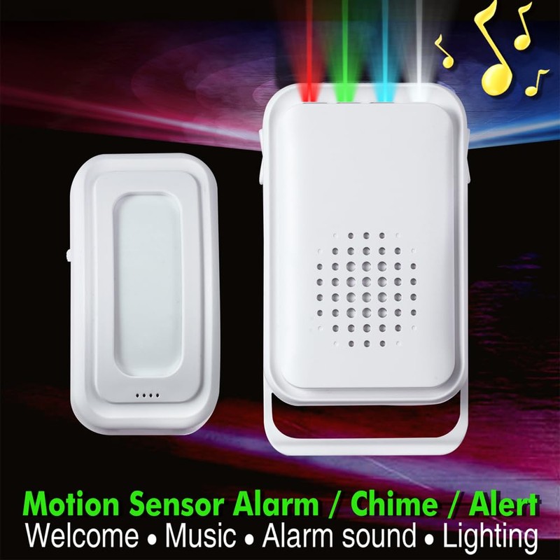 Motion Sensor Detector Entry Alert Alarm, Shop/Store/Office/Home Home Security Welcome