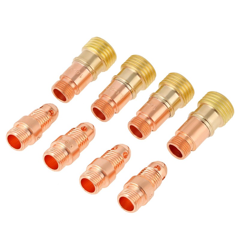 49pcs/set Gas Lens Alumina Nozzles Cups Collets Accessory Kit for