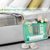 Retyion Bedside Caddy Bedside Storage Organizer Bedside Organizer with Power