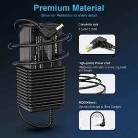 65W PA3714U-1ACA AC Adapter for Toshiba Laptop,Laptop Charger for Toshiba Satellite C55 C50 C55D C655 C850 C855 C855D L755 S55 Toshiba Portege Z30 R835 Satellite Radius 11 14 15 Power Supply Cord