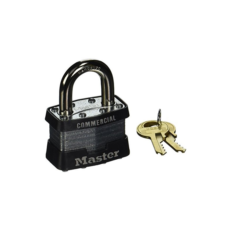 Master Lock 470-1DCOM No. 1 Laminated Steel Pin Tumbler Padlocks,