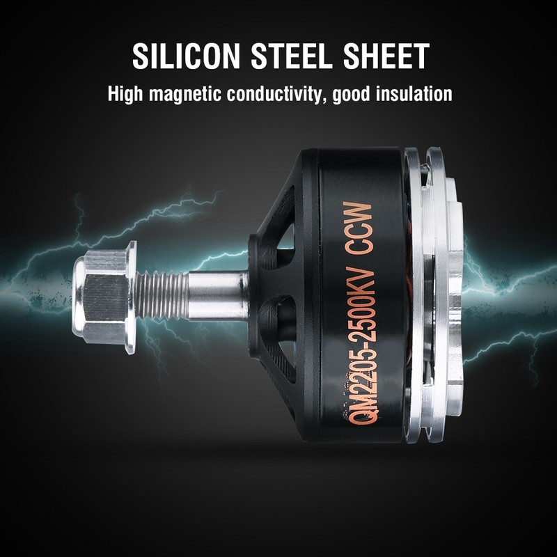 1pc QM2205-2500KV Racing Brushless Motor Drone Part for 210 220