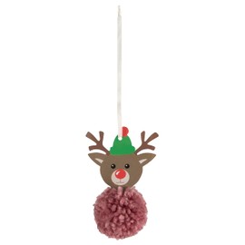 Trimits Pom Pom Decoration Kits, 6.5 x 10cm, Reindeer