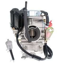 AKSLGT GY6 125cc 150cc Carburetor, GY6 24mm PD24J Carburetor for Moped ATV Go Kart Scooter 125cc 150cc 4-Stroke 152QMJ 157QMI Engine Kazuma Taotao Roketa SunL Baja Eagle Chinese Go Kart
