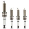 Aintier Set of 4 Double Iridium Spark Plugs Fit for