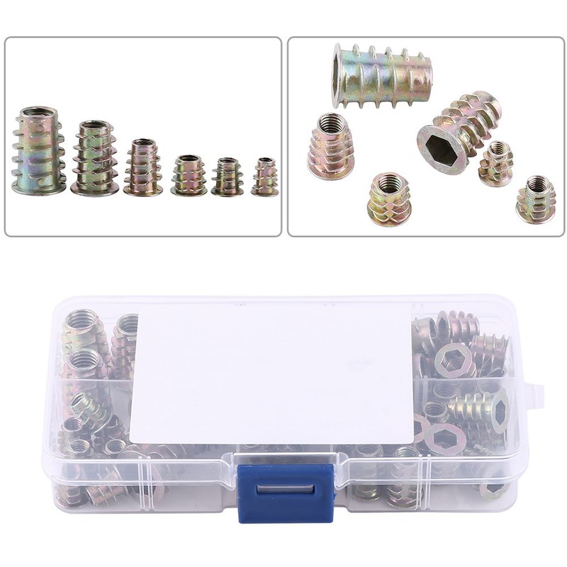 Inserto Roscado, 50 Piezas M4 / M5 / M6 /
