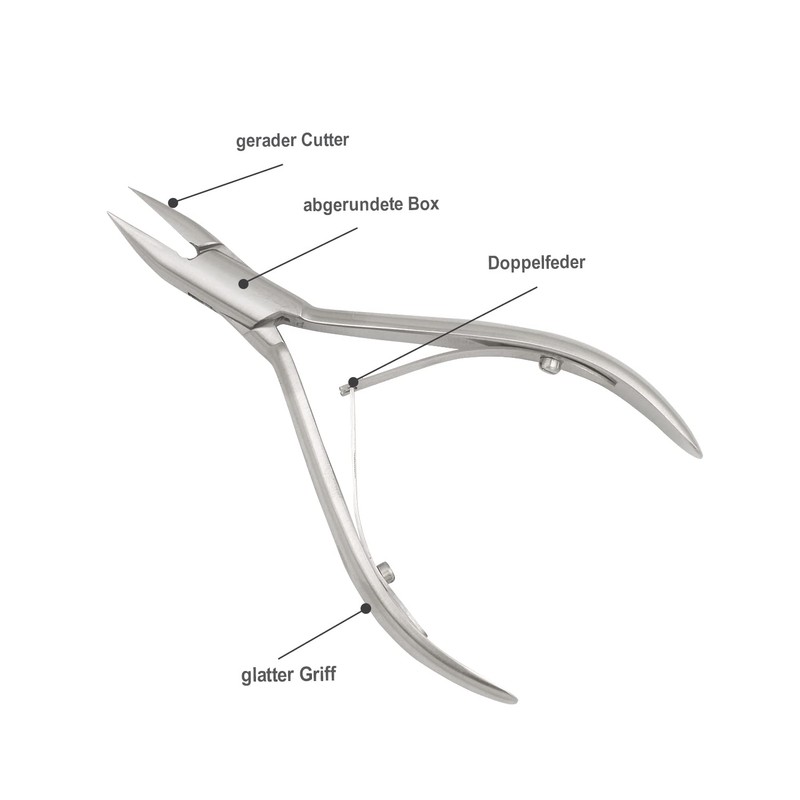 Clipper Masako Toenail Nippers Straight Tip Stainless Steel Rounded Design