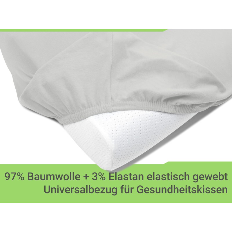 Emily´s Check Pack of 2 Fitted Covers for Neck Pillow