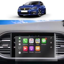 Pack of 2 SKTU for P*eugeot 308 SW / 308 GTI Navigation Protective Film 9.7 Inch GPS Navigation PET Protective Film Transparent Screen Protector