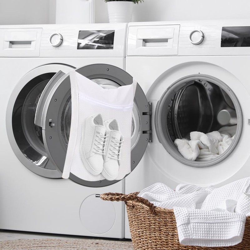 2pcs Shoe Washing Machine Bag, 15 * 16.5inch Mesh Laundry