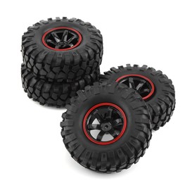 4pcs 1:10 RC Crawler Rubber Tires Inner Sponge Wheel 701A-7006L Tyres for HSP