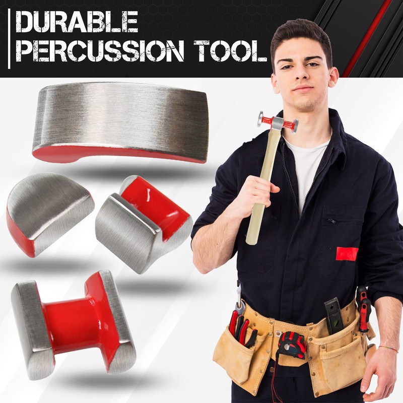 C&T 7 Piece Auto Body Repair Tool Hammer Dolly Set,