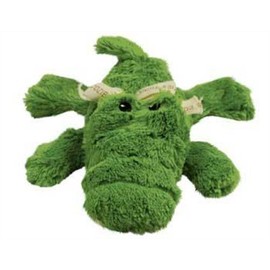 KONG Cozie Ali Alligator Medium Dog Toy, Green