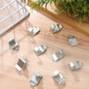12PCS Metal Shelf Clips,Shelf Support Clips Adjustable Shelving Clips for
