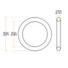 sourcing map 20pcs Metric Nitrile Rubber O Rings Seal Rubber