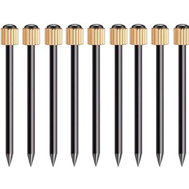 SISI UK® 30 HARDENED PICTURE PINS WITH KNURLED BRASS HEAD 32mm long AND VERY TOUGH