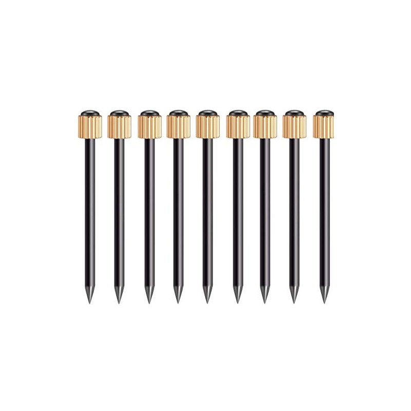 SISI UK® 30 HARDENED PICTURE PINS WITH KNURLED BRASS HEAD