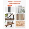 65.5 Inch 7 Tier Lighted Indoor Plant Stand Metal Corner