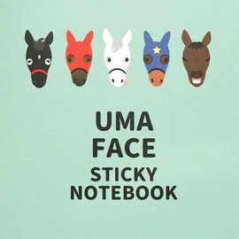 Greeting Life KEIBA Horse Racing Book Type Note ETPG-209 Horse Face