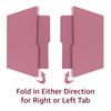 File Folder, Letter Size, 1/2 Cut Tab, 25 Pack (Pink)