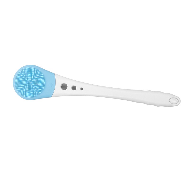 Electric Body Scrubber Shower Brush Long Handle Waterproof Cordless Body