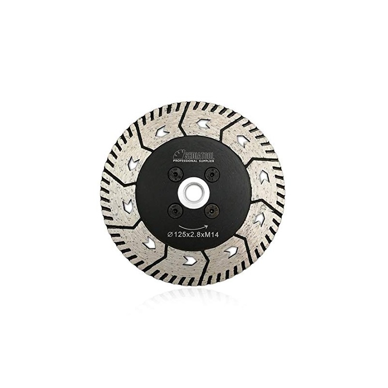 5”/125mm 2 in 1 Diamond Blade for Cutting and Grinding