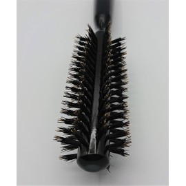 Roll Brush Natural Bristles Wooden Handle Hair Care Brush