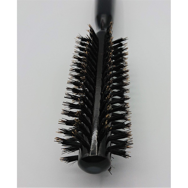 Roll Brush Natural Bristles Wooden Handle Hair Care Brush
