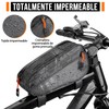 WOTOW Bolsa Triangular para Bicicleta, Bolsa Impermeable Triángulo para Cuadro