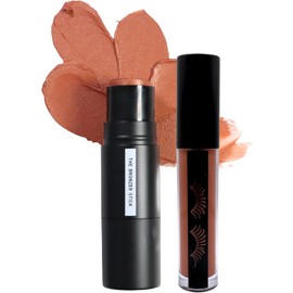 MEIN x MLashes Kit de Lisptick MLashes + The Stick (bronzer) (The bronzer stick Magma + Lipstick Mute)