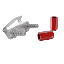 /dev/Mount 50-Pack - Cage Nut Alternative from Patchbox, Screw Replacement for 19 Inch Server Rack Rails, Easier and Faster than M6 Cabinet Nut for Mounting Hardware in Network Cabinet