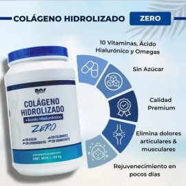 Colageno Hidrolizado + Acido Hialuronico En Polvo 1 Pz
