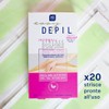 Easy Depil KIT DI 40 STRISCE DEPILATORIE CORPO (Gambe, Parti