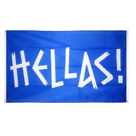Flaggenfritze® Balcony Flag Greece Hellas!