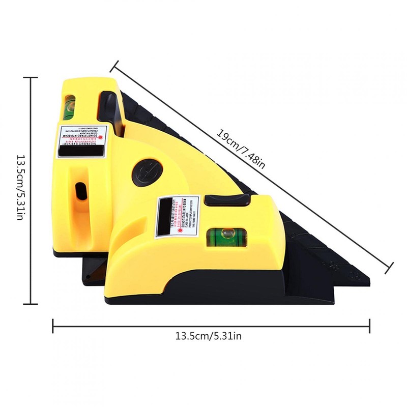 Floor Laser Leveling Tool, Right Angle 90 Degree Tile Laser