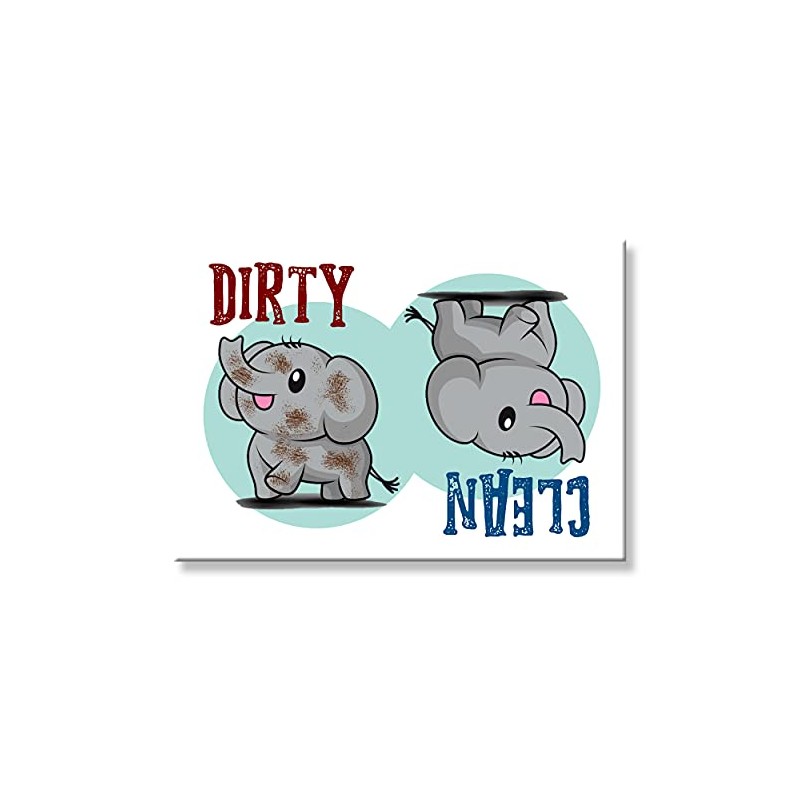 Elephant Clean Dirty Dishwasher Magnet